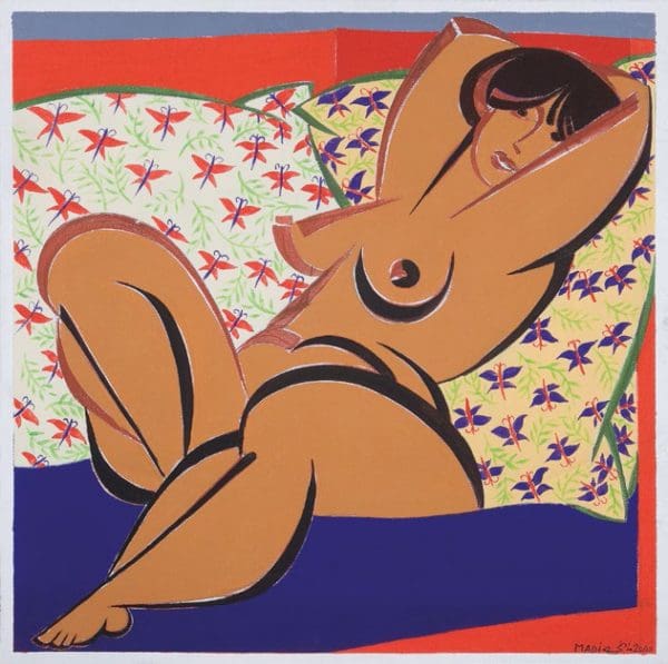 Hussein Madi, Siesta, Pigmented giclée on canvas, 50x50cm Janet Rady Fine Art