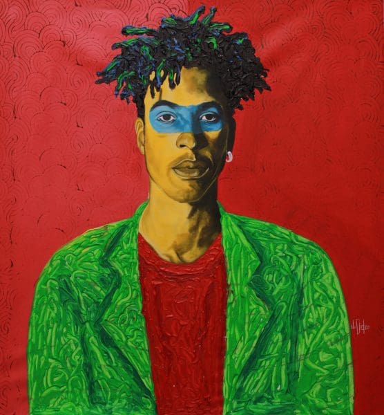 Theophilus Tetteh, Assumption, 2022 Janet Rady Fine Art