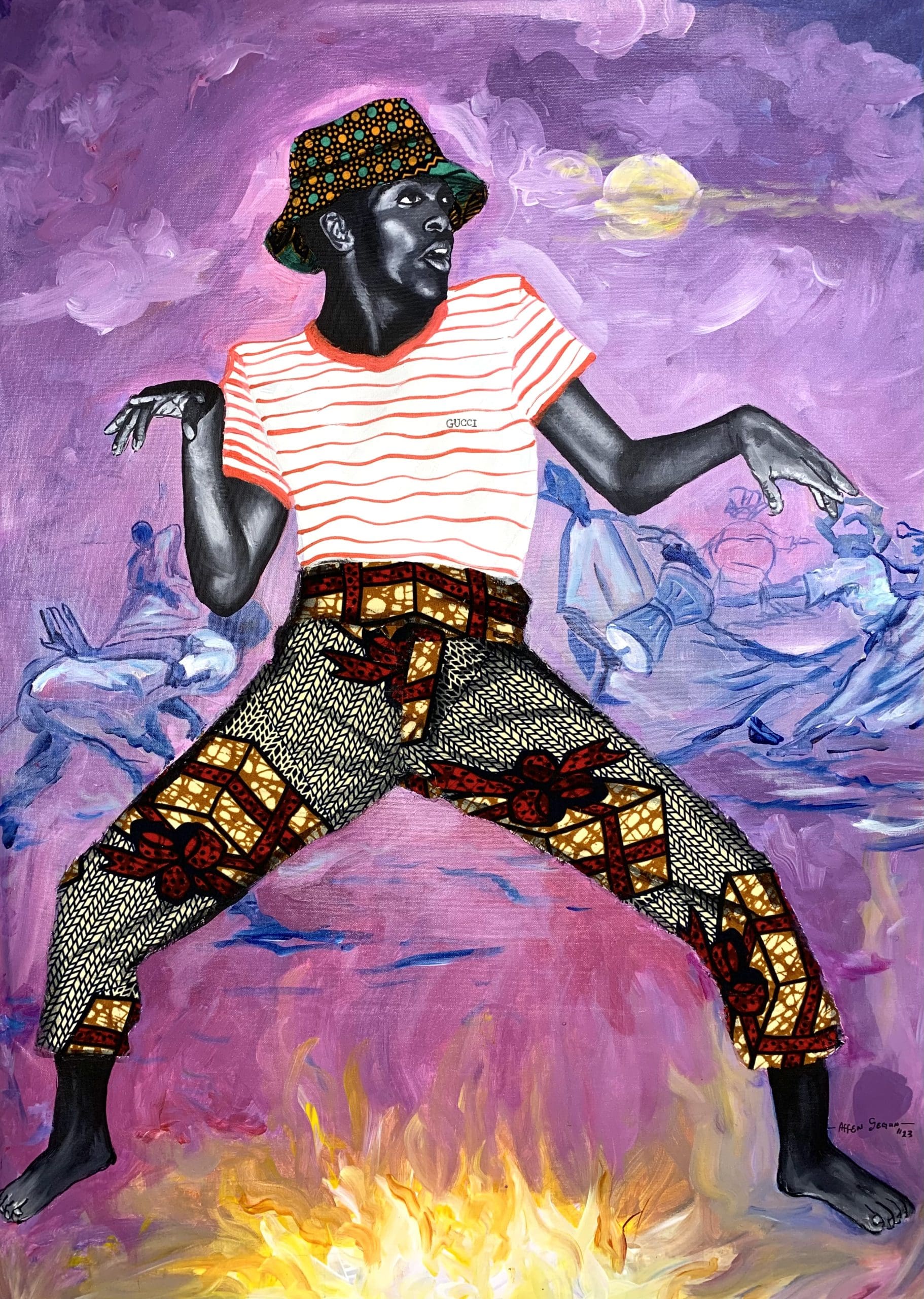 Dancing Around the Fire I, Affen Segun Dancing Around the Fire I, Affen Segun