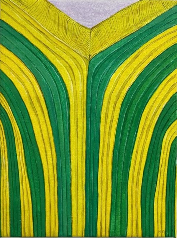 Yellow and Green Stripe, 2021