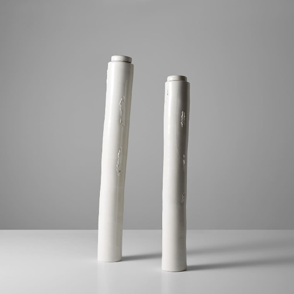 Two lidded jars, 2005